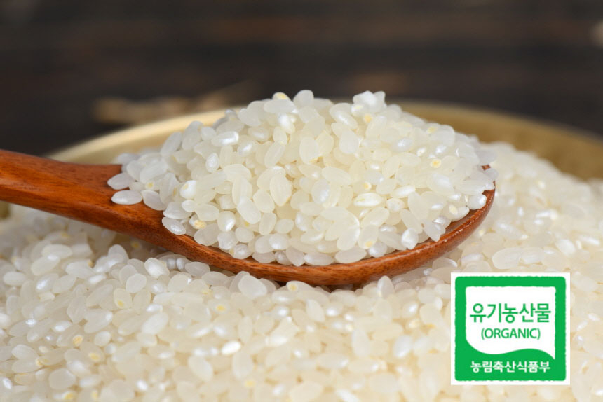 유기농 쌀 알곡
