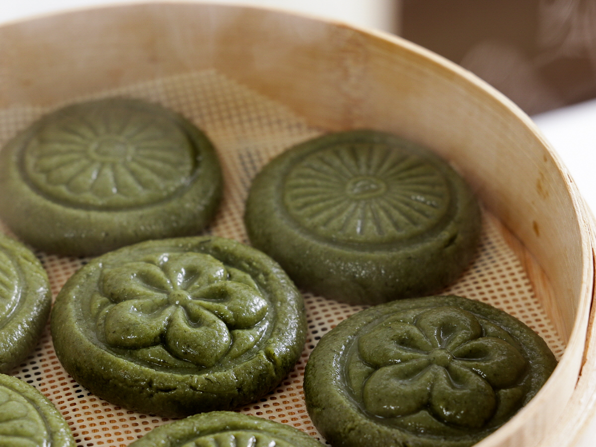 수리취 말랑떡(익힌) 반죽 100g*5봉지 단오 떡만들기 체험