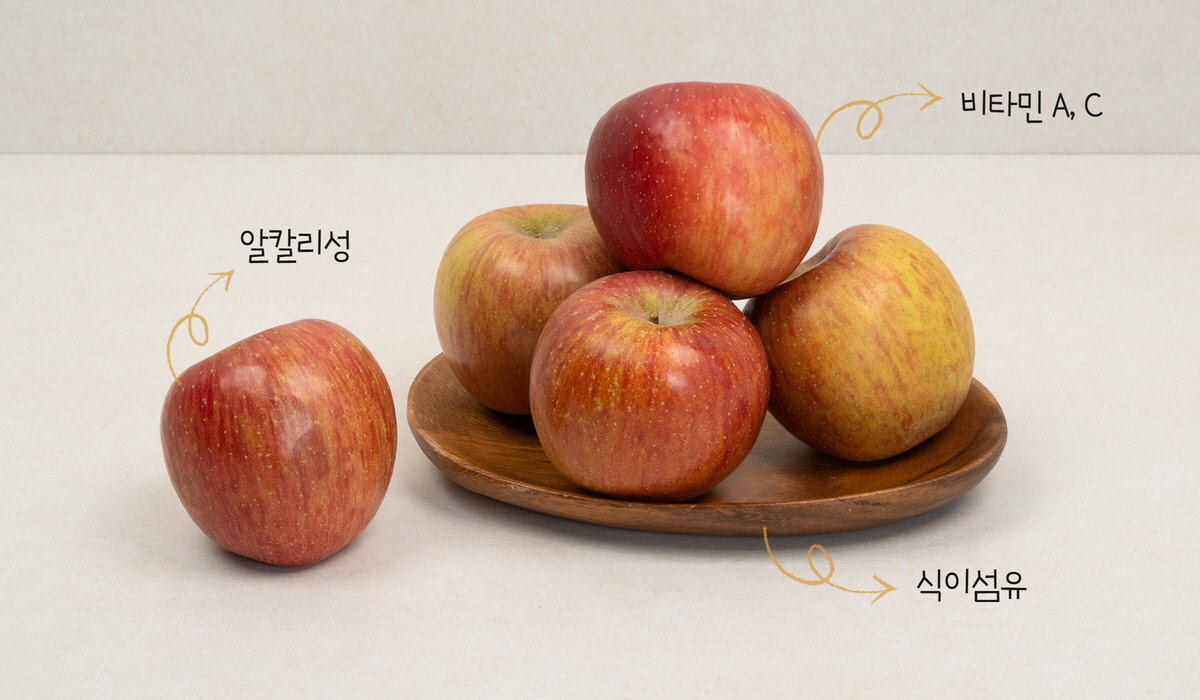 나무 접시에 담긴 신선한 국산 토마토. 라이코펜, 비타민 A, C, P, 식이섬유가 풍부한 건강한 재료.