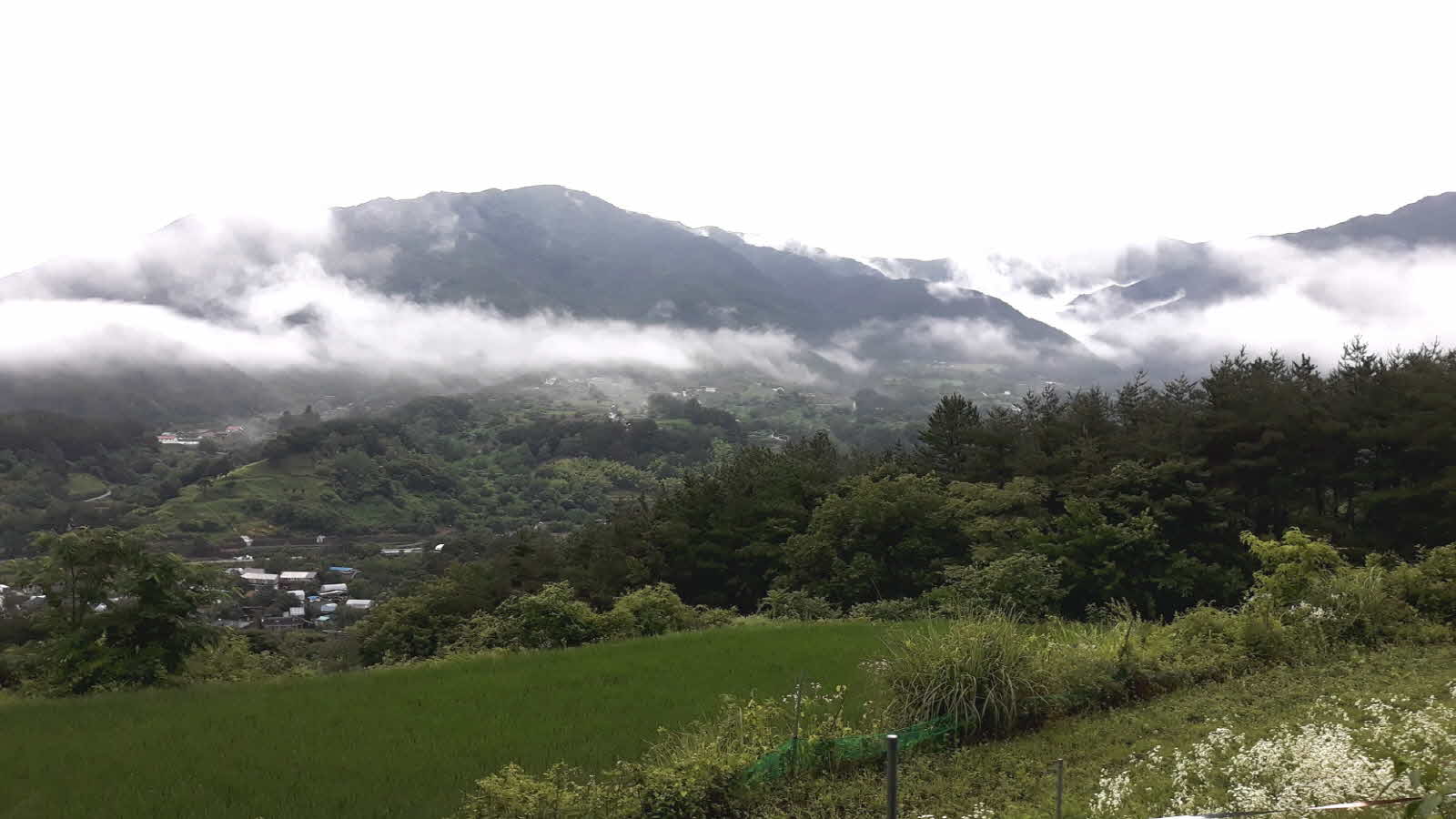 지리산 황지골마을 전경